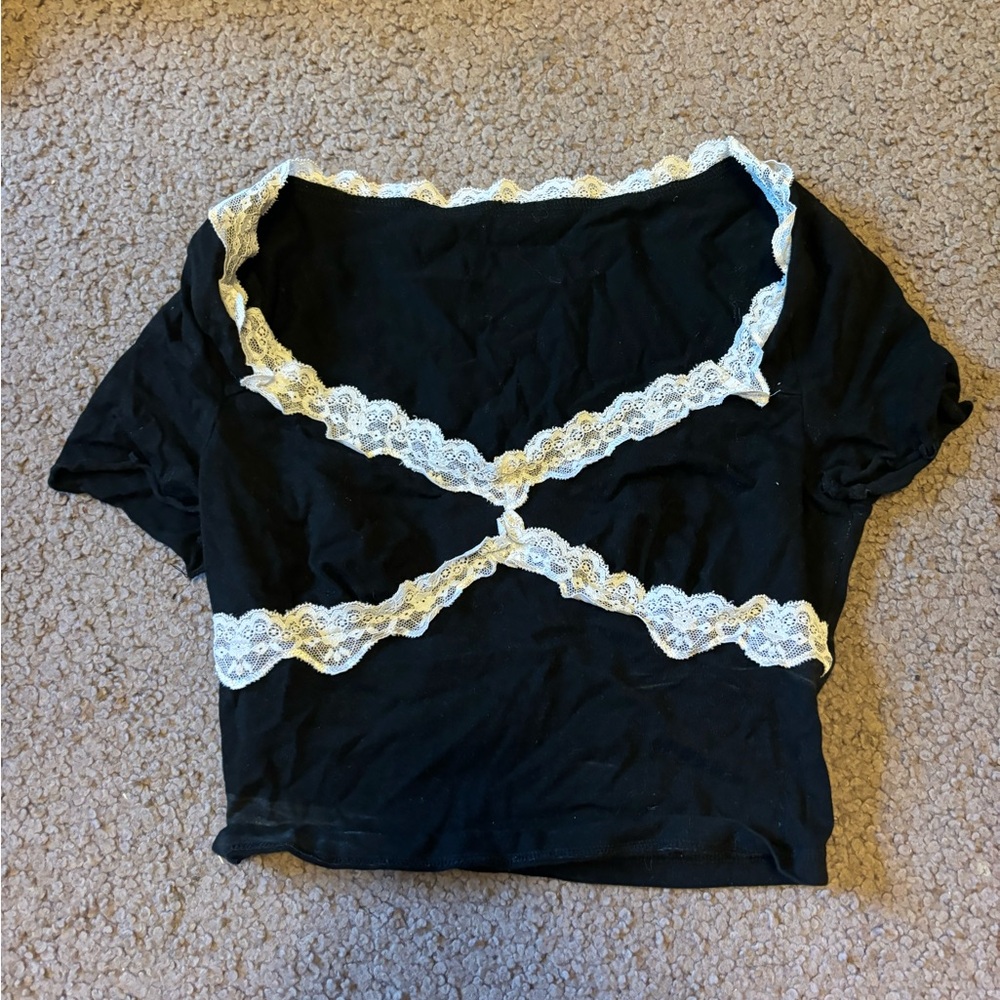 Lacey crop top